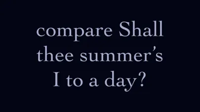 Shakespeare's Sonnets:应用截图