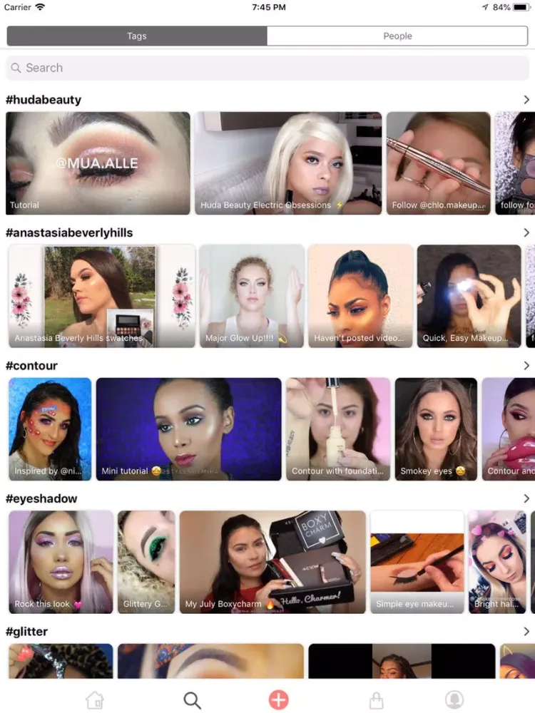 Скриншоты glossom - share your beauty iPad 