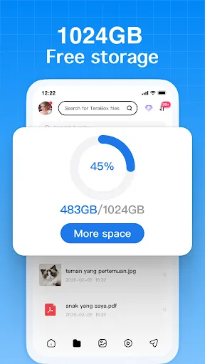 Capturas de pantalla de TeraBox: Cloud Storage Space