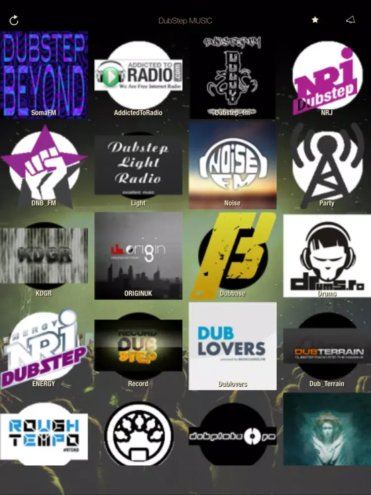 Dubstep Music ONLINE Radio iPad  스크린샷