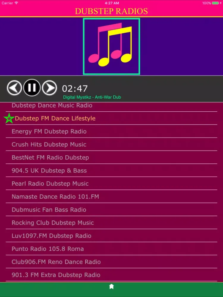 صور Dubstep Radios & DJ Sets. iPad 