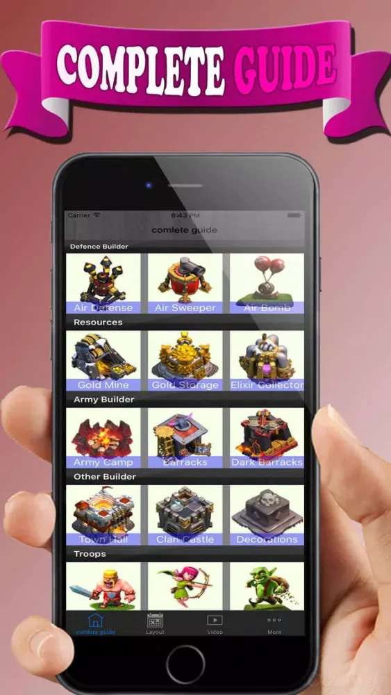 Pocket Guide for Coc-Clash of Clans - Hacks, Gems! Screenshots