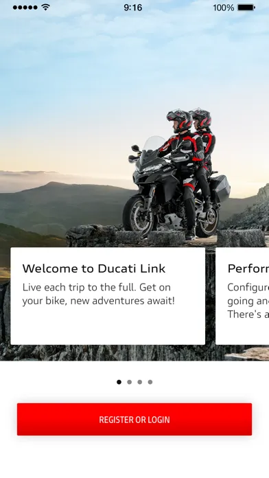 Скриншоты Ducati Link