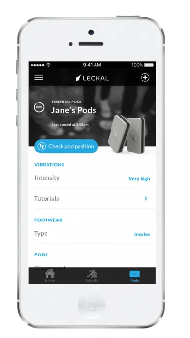 Скриншоты Lechal - Connected Footwear