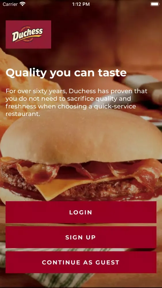 Tangkapan layar Duchess Restaurants