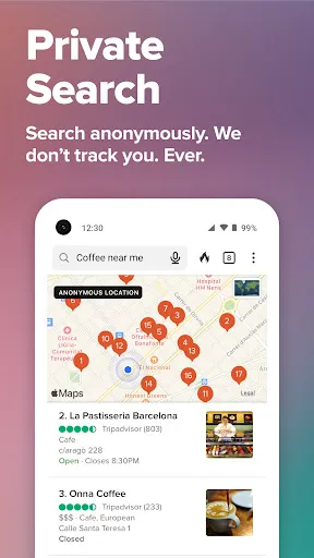 Screenshot di DuckDuckGo Private Browser