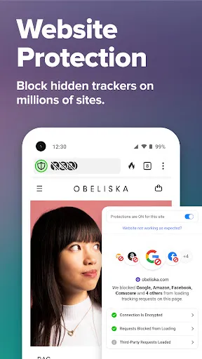 Screenshot di DuckDuckGo Private Browser