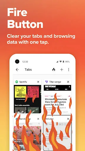 Screenshot di DuckDuckGo Private Browser