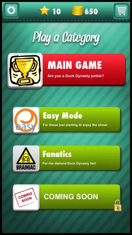 Capturas de tela do Addictive Trivia: Duck Quiz Guess Edition for Dynasty Beard Fans