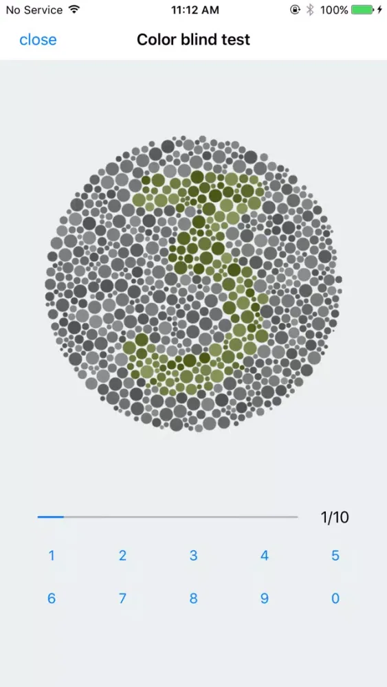 Capturas de pantalla de Color blindness Test Game
