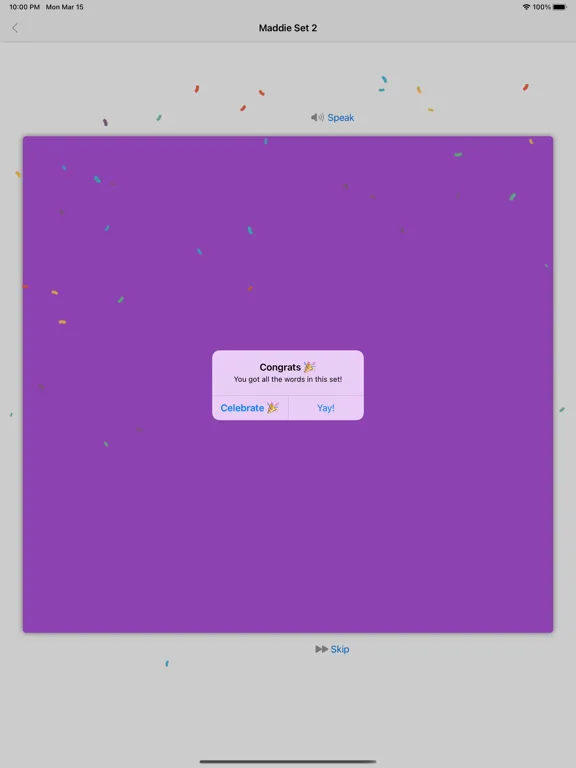 Smart Sight Words iPad  スクリーンショット