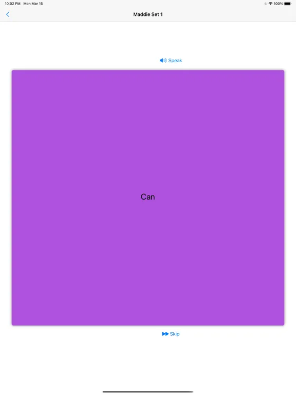 Smart Sight Words iPad  スクリーンショット
