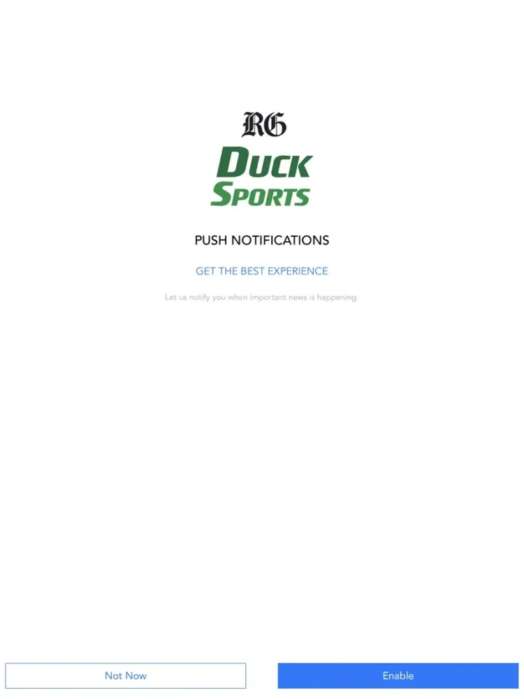DuckSports iPad  स्क्रीनशॉट