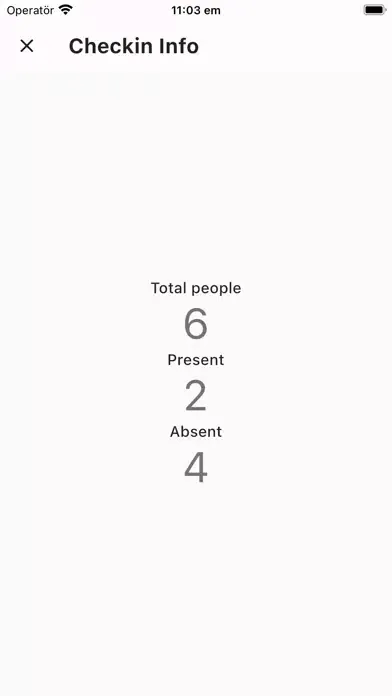 Screenshot di Simple checkin app
