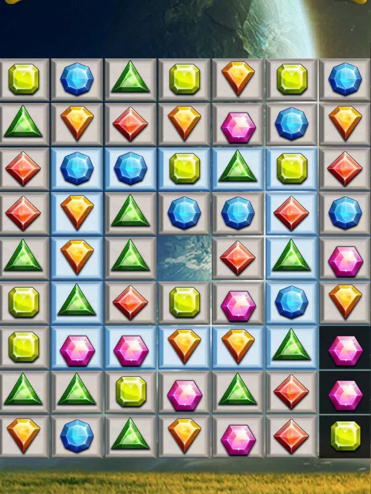 تصاویر Jewel Star - Kim cương iPad 