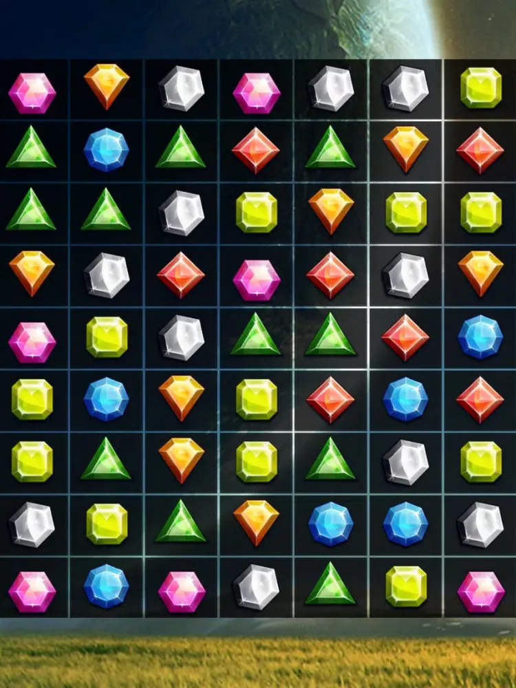 تصاویر Jewel Star - Kim cương iPad 