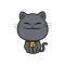Black Cat Sticker