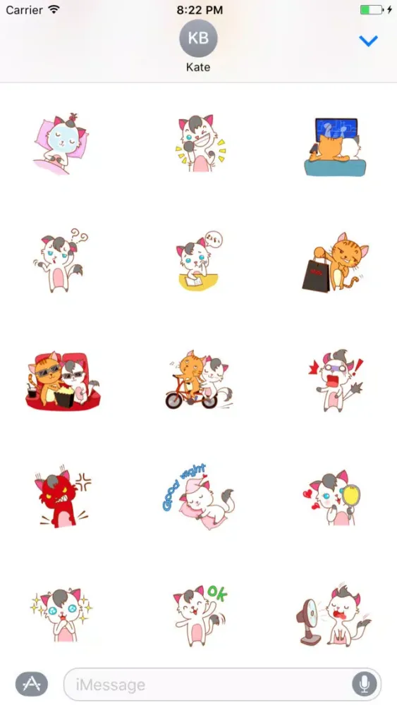 Cat Couple Sticker स्क्रीनशॉट