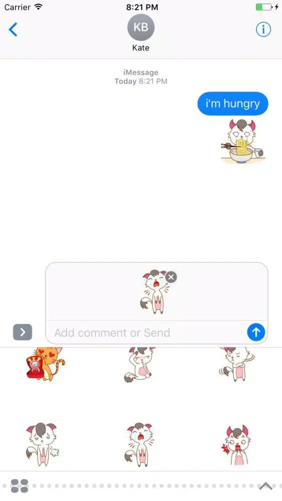 Cat Couple Sticker स्क्रीनशॉट