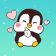 Chubby Cute Penguin Sticker Chubby Cute Penguin Sticker