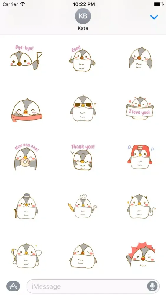 Chubby Penguin Sticker Screenshots
