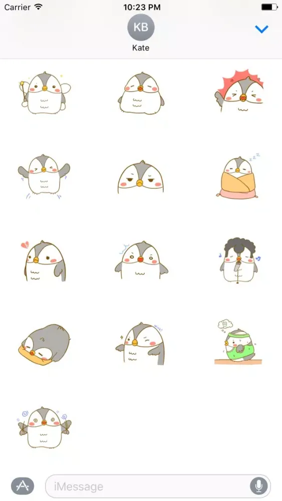 Chubby Penguin Sticker Screenshots