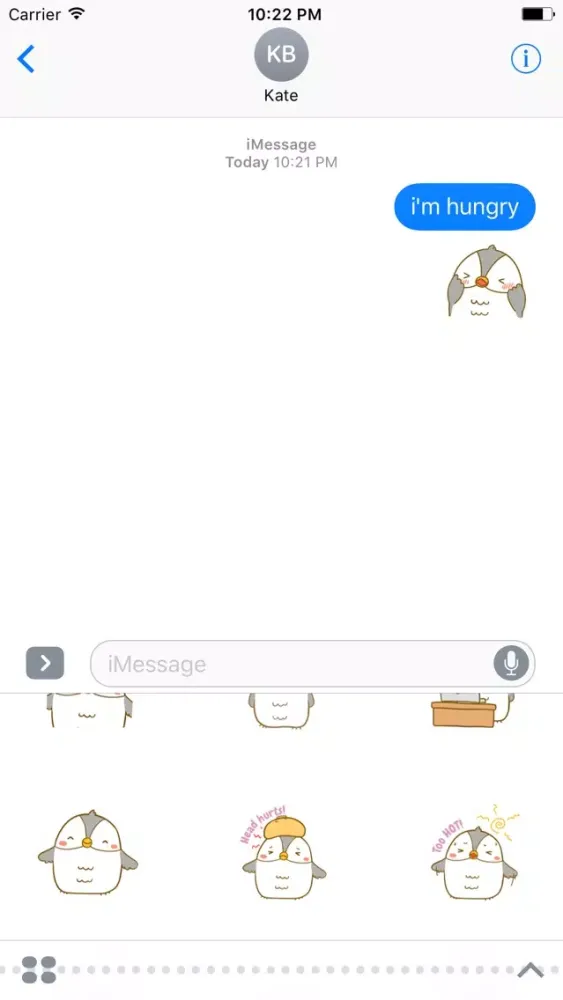 Chubby Penguin Sticker Screenshots