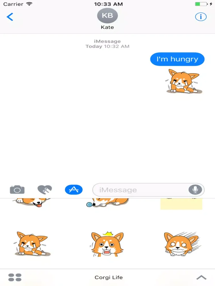 Corgi Life Sticker iPad  स्क्रीनशॉट