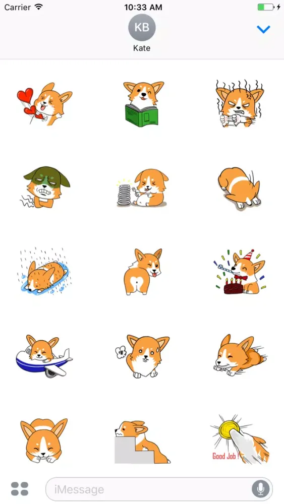 Corgi Life Sticker स्क्रीनशॉट
