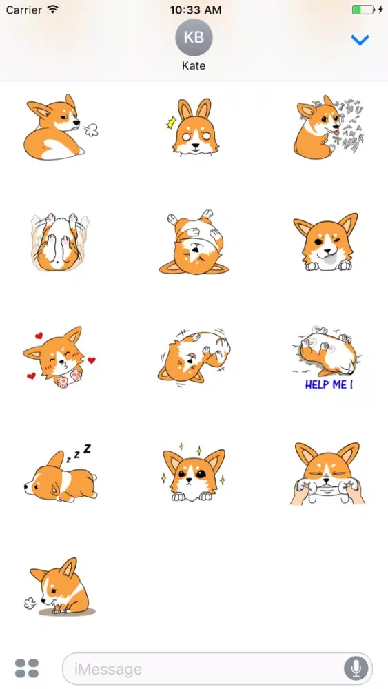 Corgi Life Sticker स्क्रीनशॉट