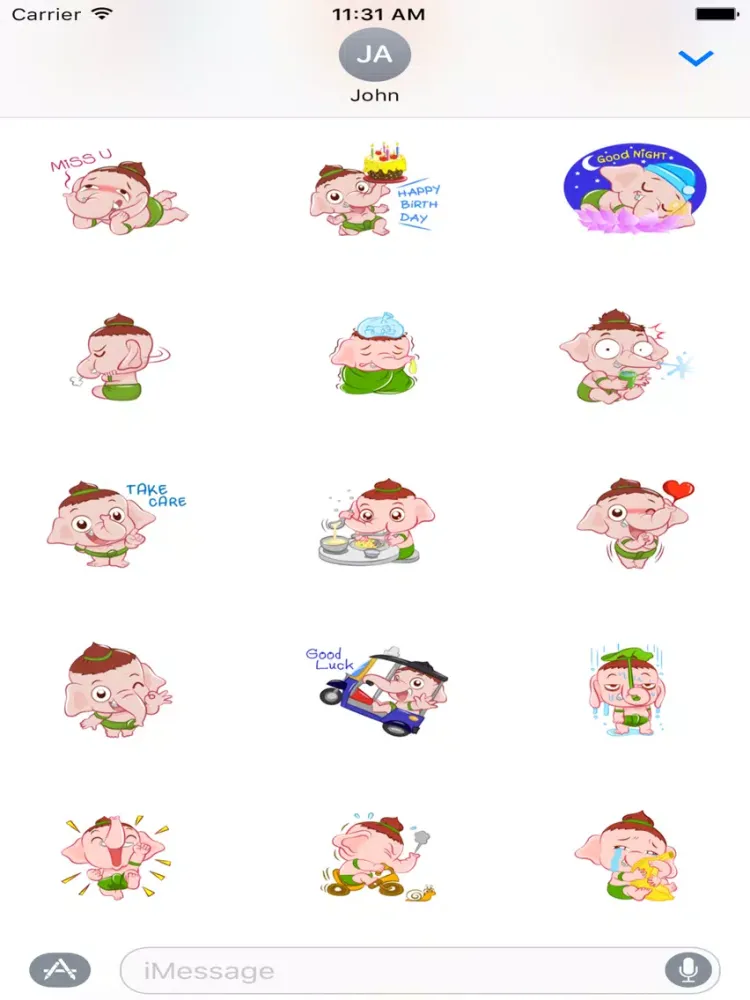 صور Elephant Sticker iPad 