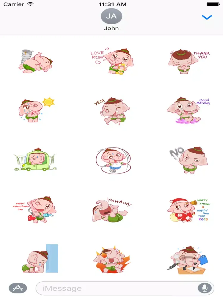 صور Elephant Sticker iPad 