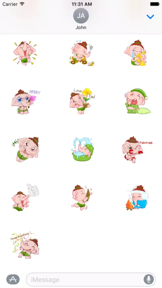 صور Elephant Sticker