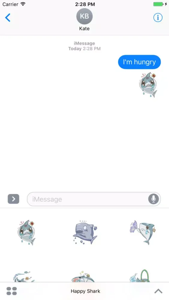 Capturas de pantalla de Happy Shark Sticker