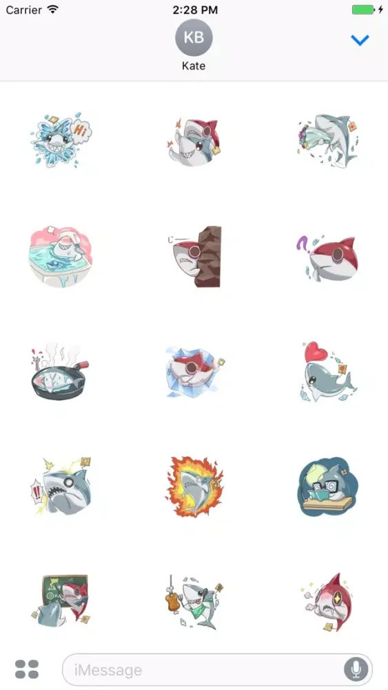 Capturas de pantalla de Happy Shark Sticker