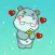 Hippo Sticker