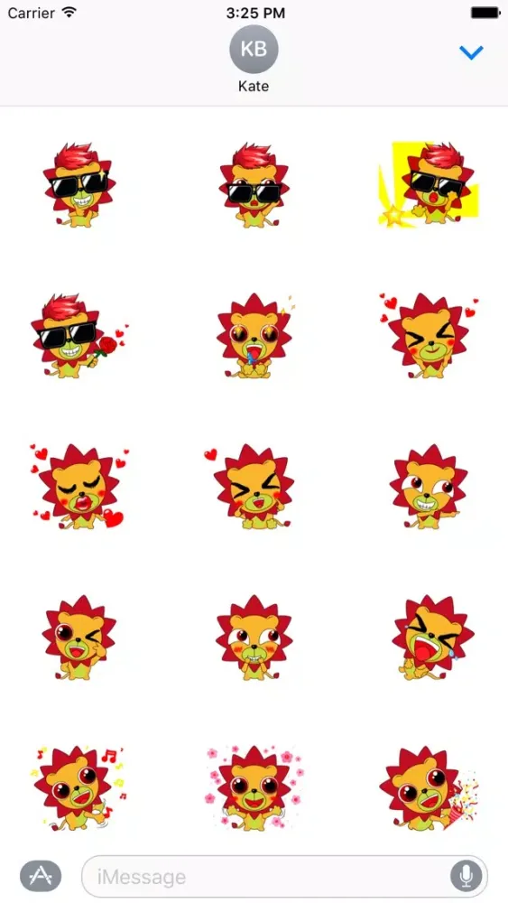 Скриншоты Lion Sticker