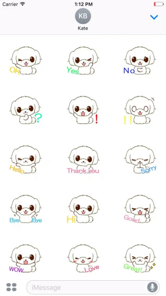 Capturas de pantalla de Little Maltese Animated Sticker