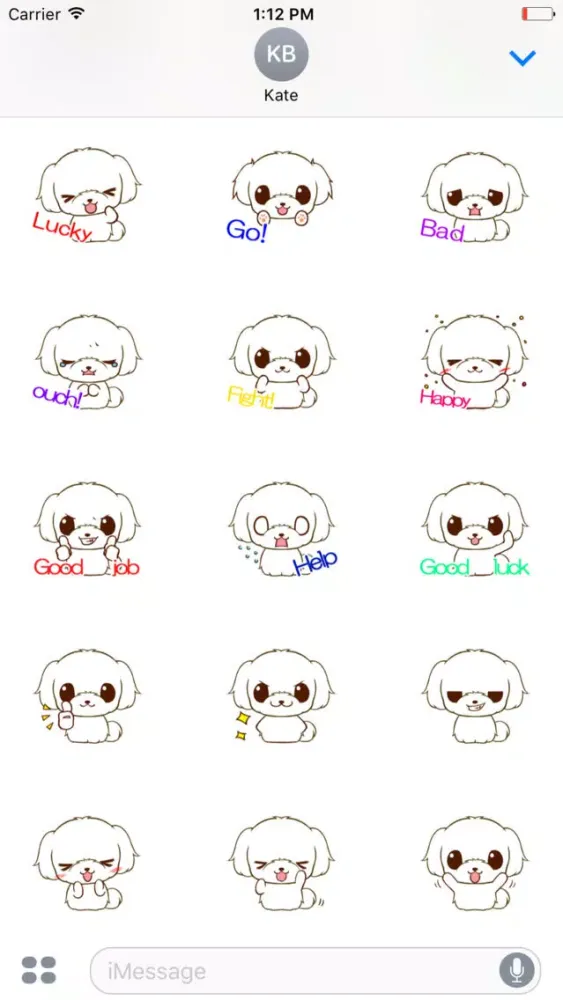Capturas de pantalla de Little Maltese Animated Sticker