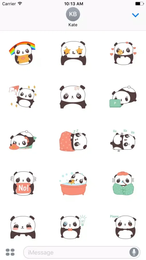 Little Panda Animated Sticker應用截圖