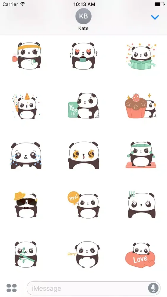 Little Panda Animated Sticker應用截圖