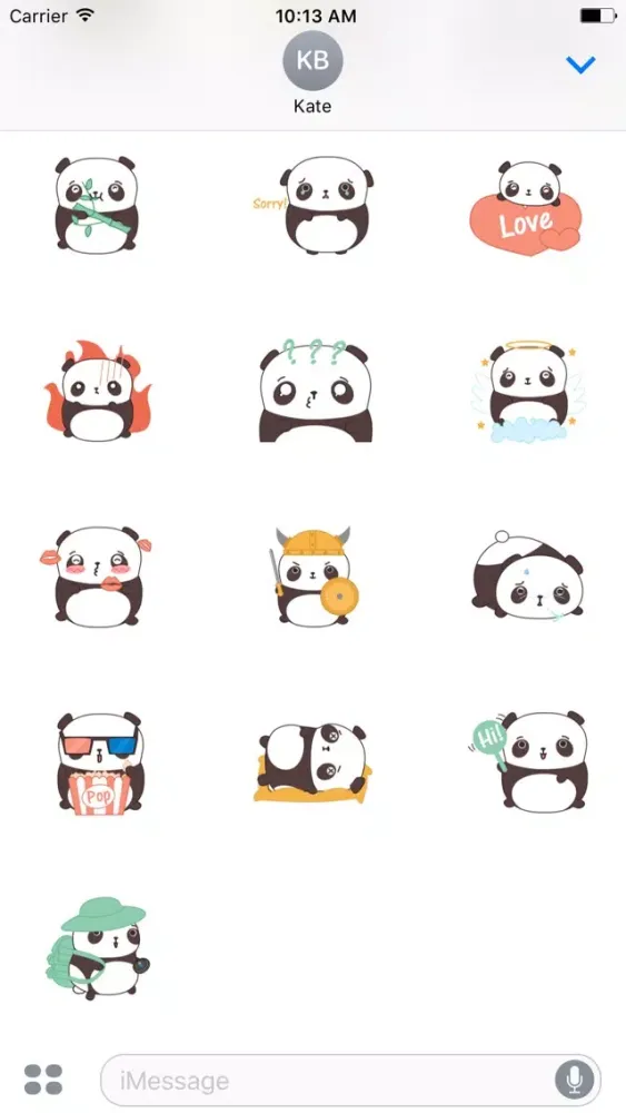 Little Panda Animated Sticker應用截圖
