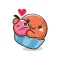 Lovely Cupcake Sticker