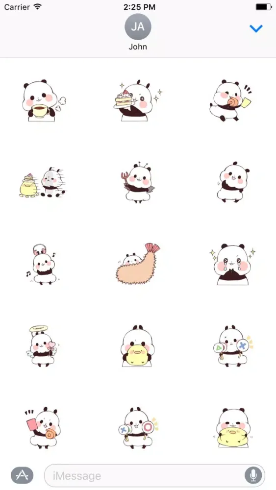 Ảnh chụp màn hình của Panda And Friend Sticker