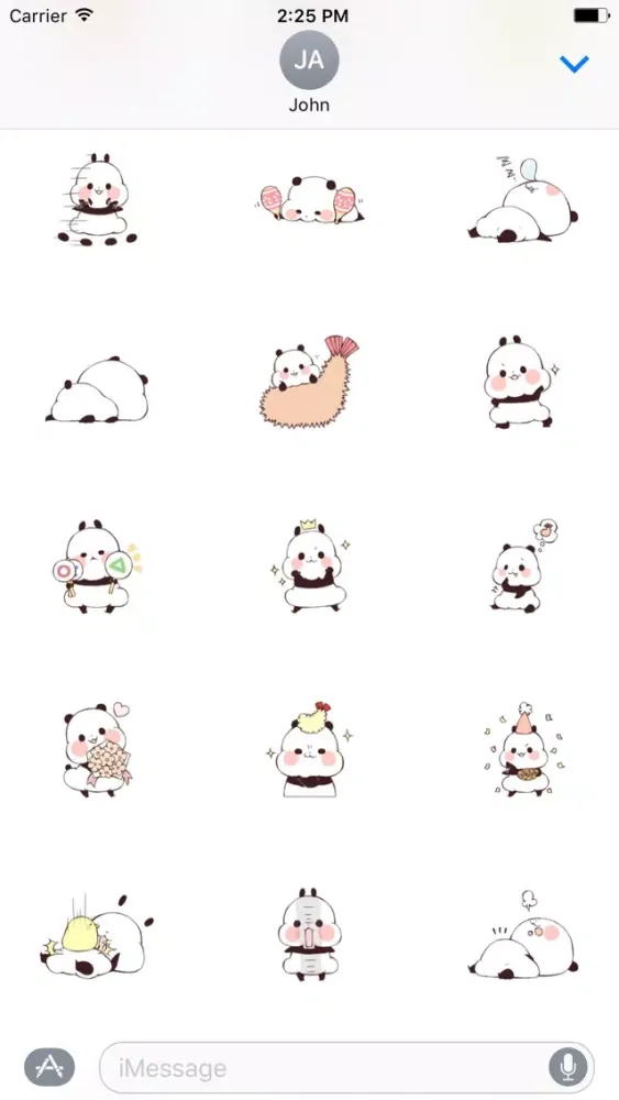 Ảnh chụp màn hình của Panda And Friend Sticker