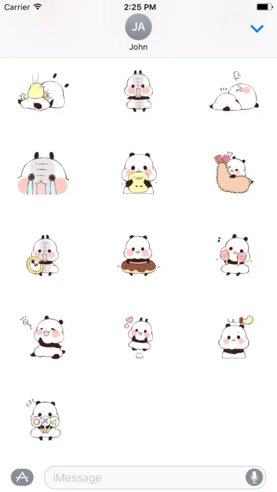 Ảnh chụp màn hình của Panda And Friend Sticker