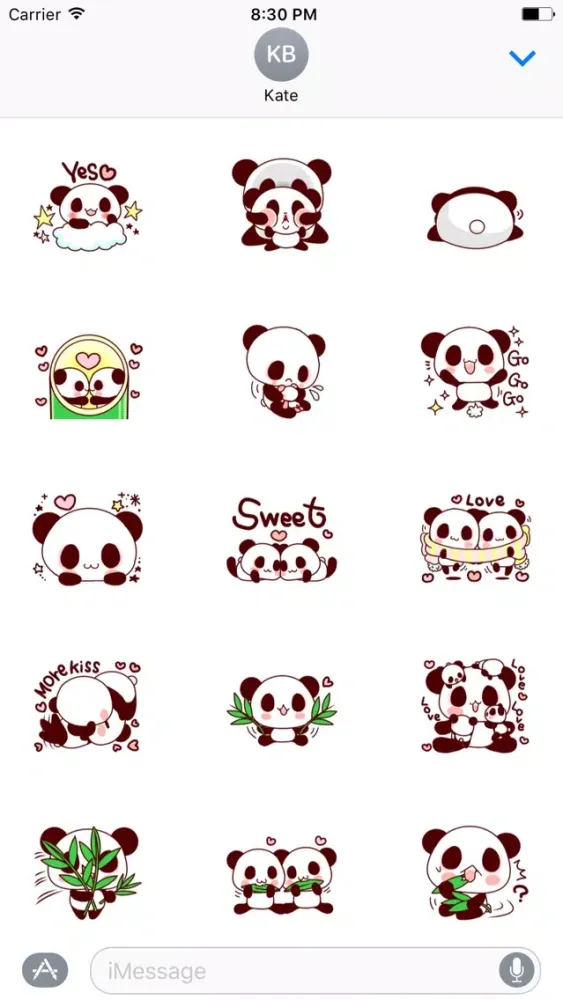 Panda Lover Sticker Screenshots