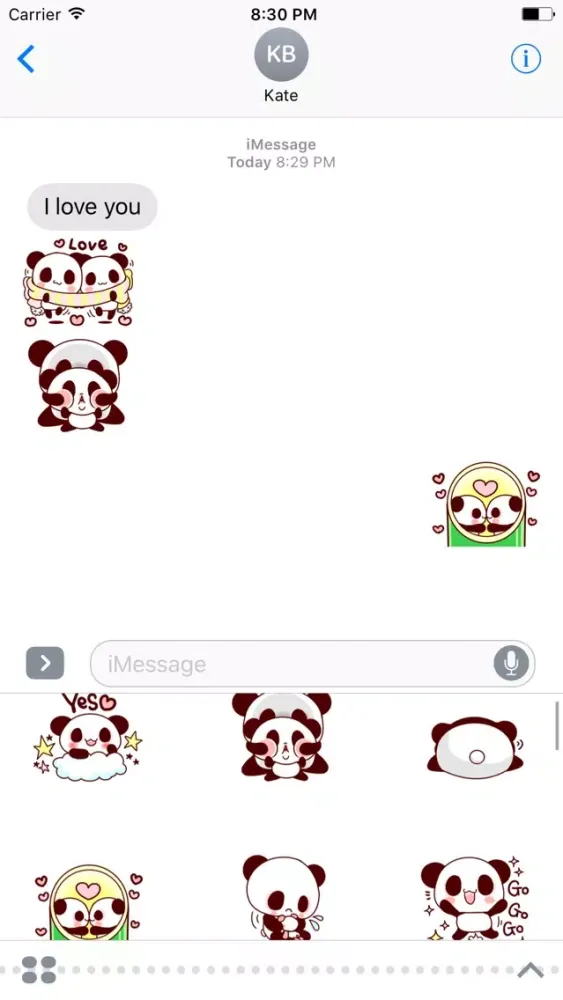 Panda Lover Sticker Screenshots