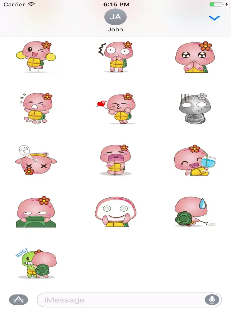 تصاویر Pika Pink Turtle Sticker iPad 