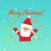 Pleasant Santa Claus Sticker